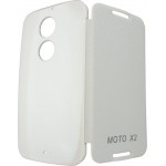 Flip Cover for Motorola Moto X2 - White