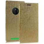 Flip Cover for Nokia Lumia 830 - Gold
