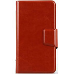 Flip Cover for Pantech Burst - Brown
