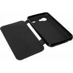 Flip Cover for Samsung Galaxy S4 Advance - Deep Black