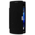Flip Cover for Sony Ericsson Anzu X12 - Black
