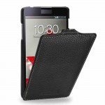 Flip Cover for LG Optimus G F180k - Black