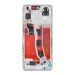 Lcd Frame Middle Chassis For Huawei Nova 8 White By - Maxbhi Com