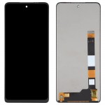 Lcd With Touch Screen For Motorola Moto G200 5g Black By - Maxbhi Com