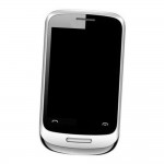 Lcd Frame Middle Chassis For Karbonn Kt83 Silver Touch White By - Maxbhi Com