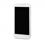 Lcd Frame Middle Chassis For Alcatel One Touch Snap White By - Maxbhi Com