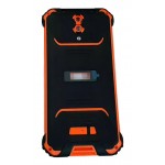 Back Panel Cover For Blackview Bv7200 Orange - Maxbhi Com