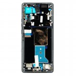 Lcd Frame Middle Chassis For Motorola Edge 40 Pro 5g Black By - Maxbhi Com