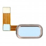 Fingerprint Sensor Flex Cable For Asus Zenfone 4 Max Zc520kl Silver By - Maxbhi Com