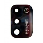 Camera Lens Glass With Frame For Infinix Hot 10 Play Black By - Maxbhi Com