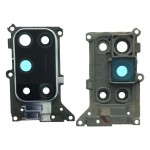 Camera Lens Glass With Frame For Oppo A92 White By - Maxbhi Com