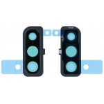 Camera Lens Glass With Frame For Samsung Galaxy A50 Black By - Maxbhi Com
