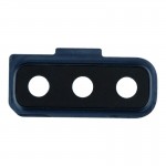 Camera Lens Glass With Frame For Samsung Galaxy A7 2018 Black By - Maxbhi Com