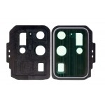Camera Lens Glass With Frame For Samsung Galaxy S20 Ultra Grey By - Maxbhi Com