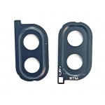 Camera Lens Glass With Frame For Samsung Galaxy M10 White By - Maxbhi Com