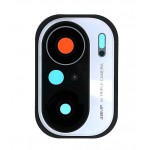 Camera Lens Glass With Frame For Xiaomi Poco F3 White By - Maxbhi Com