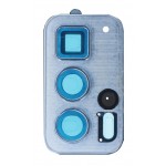 Camera Lens Glass With Frame For Motorola Edge 20 Pro White By - Maxbhi Com