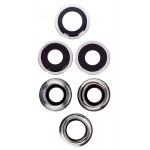 Camera Lens Glass With Frame For Apple Iphone 12 Pro Max White By - Maxbhi Com