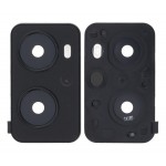 Camera Lens Glass With Frame For Oppo A96 4g Black By - Maxbhi Com