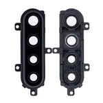 Camera Lens Glass with Frame for Samsung Galaxy A21 Black