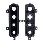 Camera Lens Glass With Frame For Samsung Galaxy A21 White By - Maxbhi Com