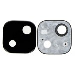 Camera Lens Glass With Frame For Google Pixel 4a White By - Maxbhi Com