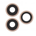Camera Lens Glass With Frame For Apple Iphone 11 Pro Gold By - Maxbhi Com