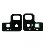 Camera Lens Glass with Frame for Samsung Galaxy A8 Plus 2018 Grey