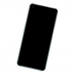 Camera Lens Glass with Frame for Oppo A74 5G Black