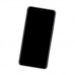 Camera Lens Glass with Frame for Nokia 3.1 Plus Black