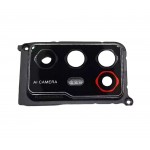 Camera Lens Glass With Frame For Zte Nubia Red Magic 6r Black By - Maxbhi Com