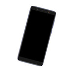 Camera Lens Glass with Frame for Alcatel 3X Black