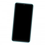 Camera Lens Glass with Frame for I Kall Z6 Blue