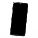 Camera Lens Glass with Frame for Lava Z3 Black