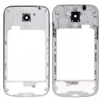 Middle Frame Ring Only For Samsung Galaxy S4 Mini Plus I9195i White By - Maxbhi Com