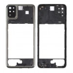 Middle Frame Ring Only For Lg K52 Black By - Maxbhi Com