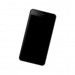 Camera Lens Glass with Frame for QMobile Noir i6 Metal HD Black