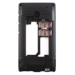 Middle Frame Ring Only For Microsoft Lumia 532 Dual Sim Black By - Maxbhi Com