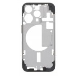 Lcd Frame Middle Chassis For Apple Iphone 15 Pro Black By - Maxbhi Com