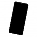 Camera Lens Glass with Frame for TCL 20B Black