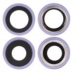 Camera Lens Glass With Frame For Apple Iphone 12 Purple By - Maxbhi Com