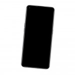 Camera Lens Glass with Frame for Oppo F19 Pro Black