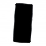 Camera Lens Glass with Frame for Oppo A15s Black