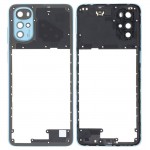 Middle Frame Ring Only For Motorola Moto G22 Blue By - Maxbhi Com