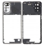 Middle Frame Ring Only For Motorola Moto G22 White By - Maxbhi Com