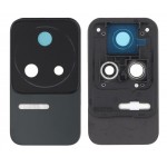 Camera Lens Glass With Frame For Xiaomi Poco F4 5g White By - Maxbhi Com