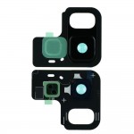 Camera Lens Glass with Frame for Samsung Galaxy A8 2018 Gold