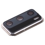 Camera Lens Glass With Frame For Huawei P40 White By - Maxbhi Com