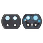 Camera Lens Glass With Frame For Xiaomi Mi 10t Lite 5g Black By - Maxbhi Com