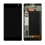 Lcd With Touch Screen For Nokia Lumia 730 Dual Sim Black By - Maxbhi Com